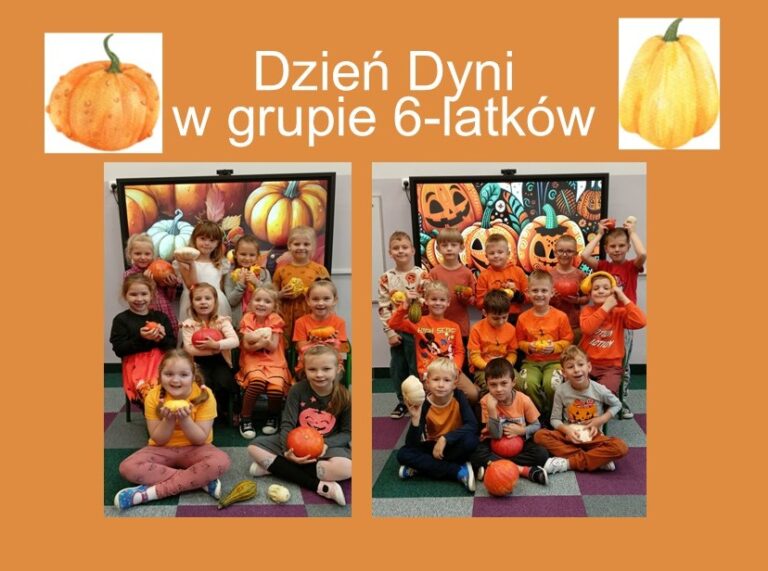 Dzień Dyni w grupie 6-latków