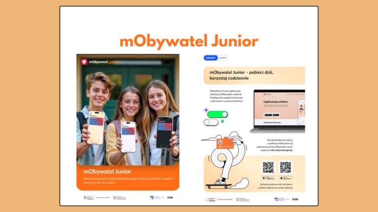 Legitymacja uczniowska w aplikacji mObywatel Junior dla uczniów Szkoły Podstawowej im. Karola Marcinkowskiego w Ludomach