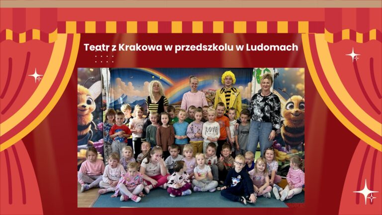 Teatr z Krakowa w przedszkolu w Ludomach