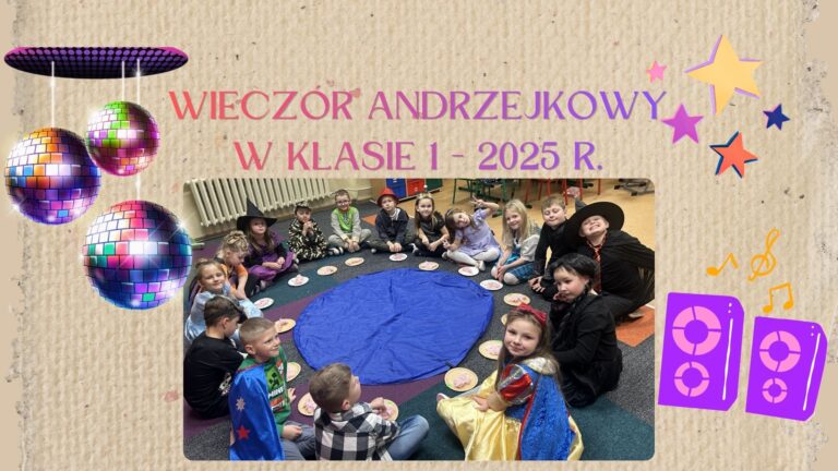 Wieczór andrzejkowy w klasie 1 – 2025 r.