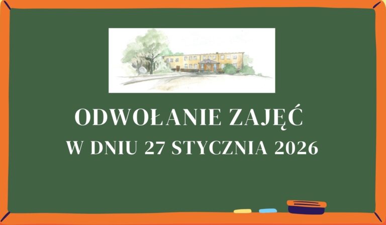 Odwołanie zajęć w dniu 27 stycznia 2026