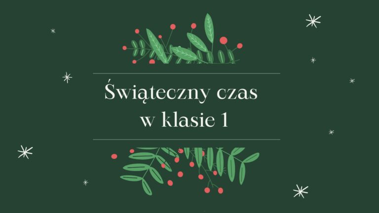 Świąteczny czas w klasie 1