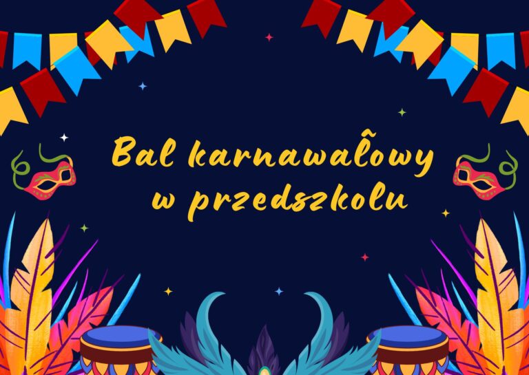 Bal karnawałowy w przedszkolu