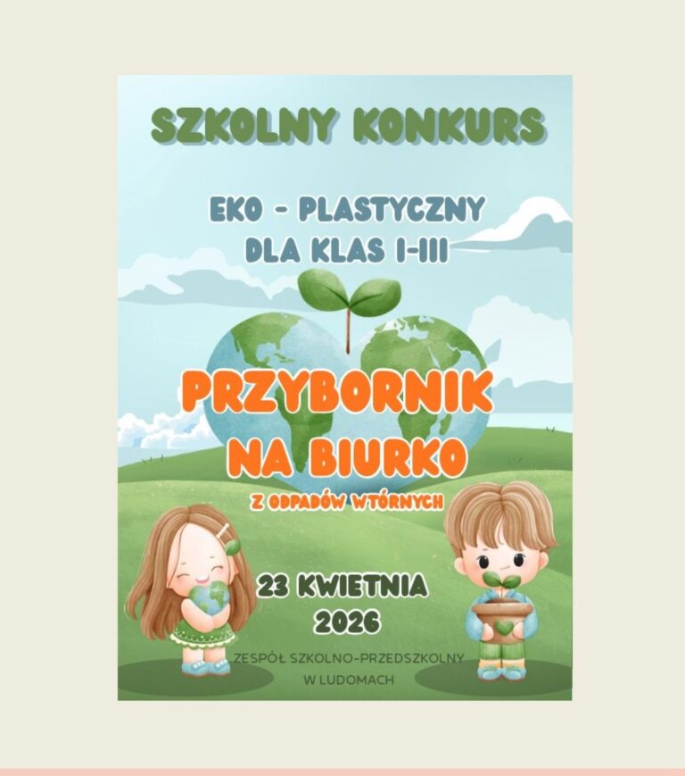 Konkurs eko-plastyczny dla uczniów klas I-III “Przybornik na biurko”