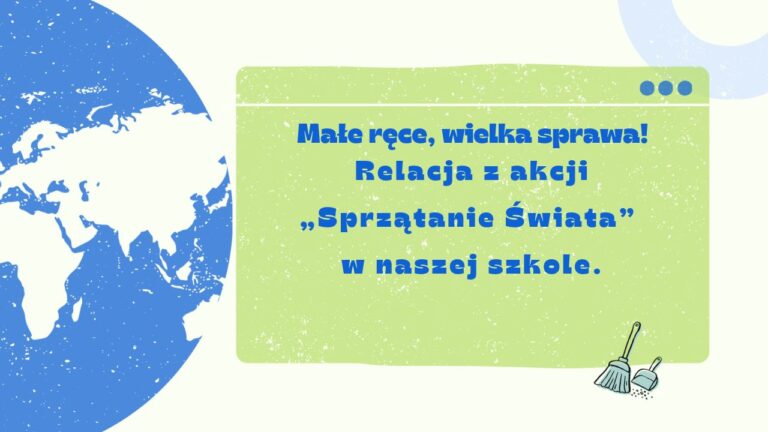 Małe ręce, wielka sprawa!